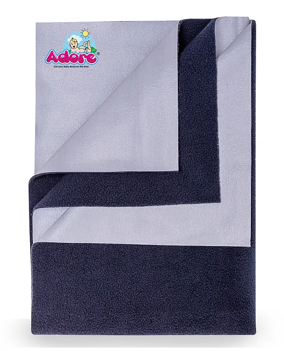 Insta Dry Water Absorbent Baby Bed Protector Sheet - Small - 50*70cm_N BLUE