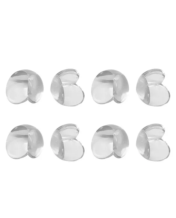 Advanced Safety Series Baby Childproofing Ball Guards with 3M Tape- Pack of 8_Clear